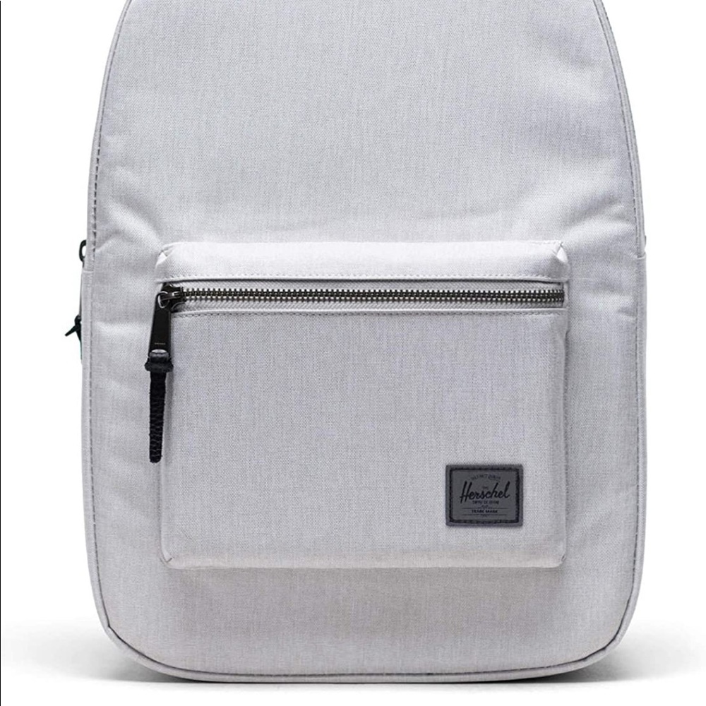 Herschel Settlement Backpack, Light Grey Crosshatch, Mid-Volume 17.0L